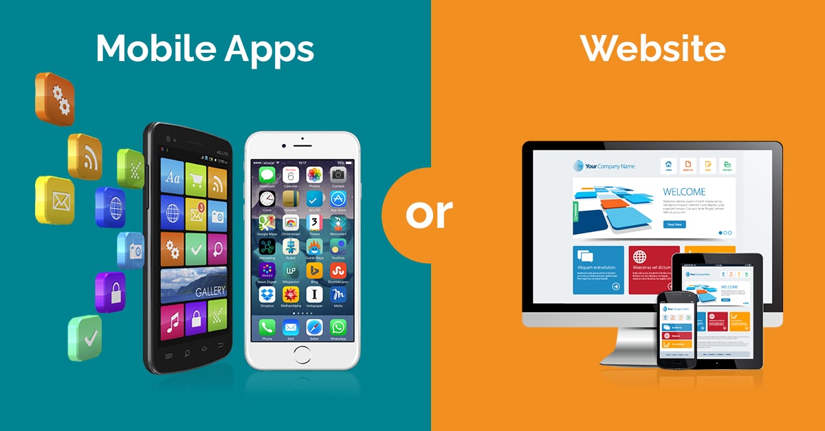 mobile app vs website